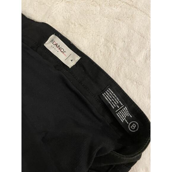 BLANQI Maternity Postpartum Belly Support Skinny Jeans Size 4 Black Distressed - Picture 2 of 10